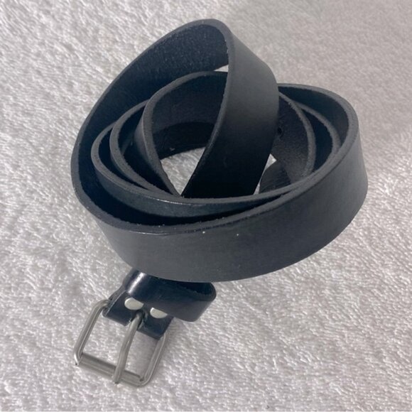 H&M Divided Black Leather Belt - Picture 12 of 12